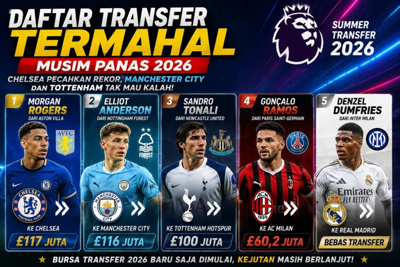 Daftar Transfer Termahal Musim Panas 2026.webp